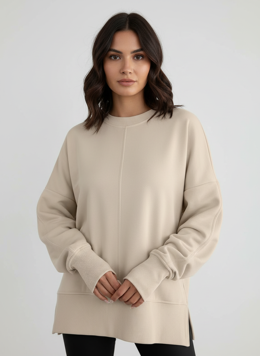 Oversized Knit Sweater- Soft Comfort Essentials