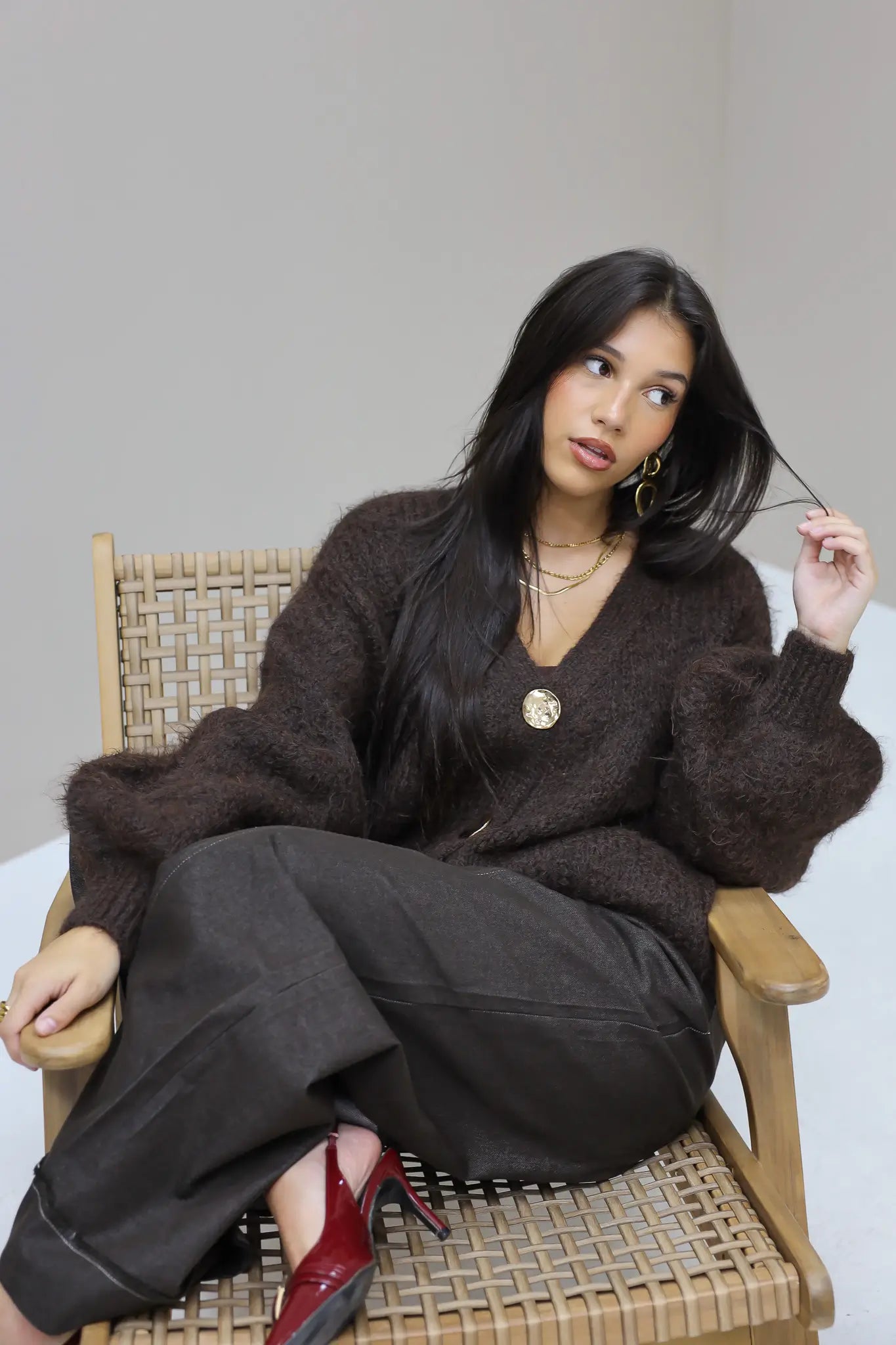 Digne Oversized Knit Cardiga