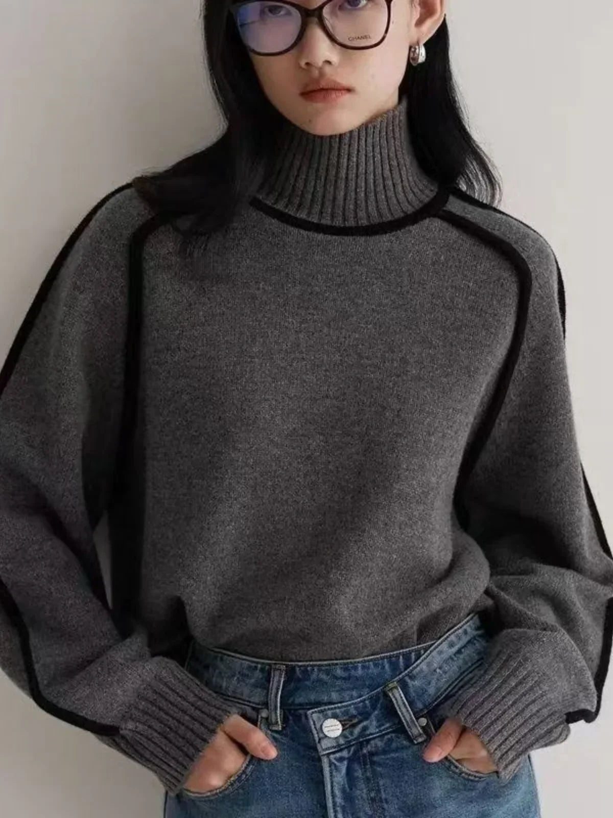 Soft Knit Turtleneck Sweater – Warm & Effortle