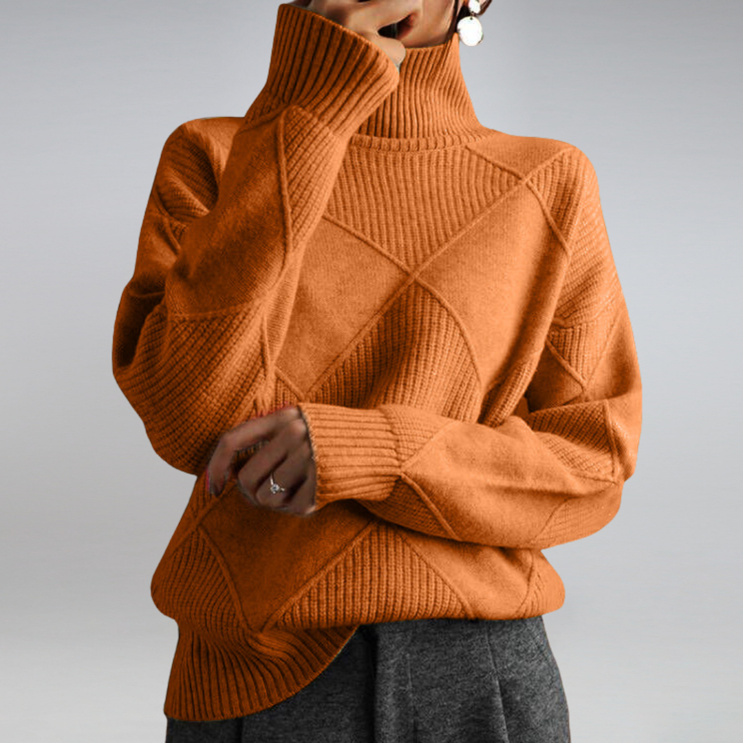 Cashmere Turtleneck Sweater – Luxurious & Warm