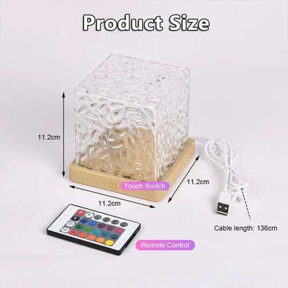 Ocean Wave Projector Light 16 Colors Midnight Aura Lamp