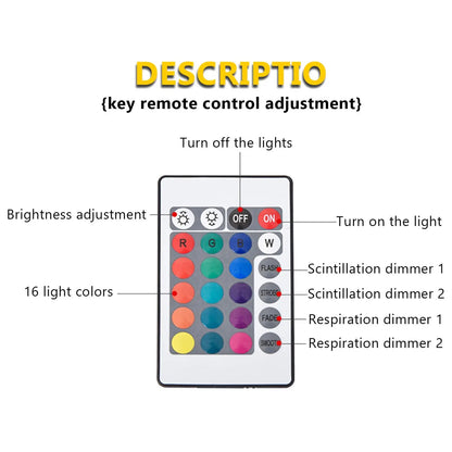Ocean Wave Projector Light 16 Colors Midnight Aura Lamp