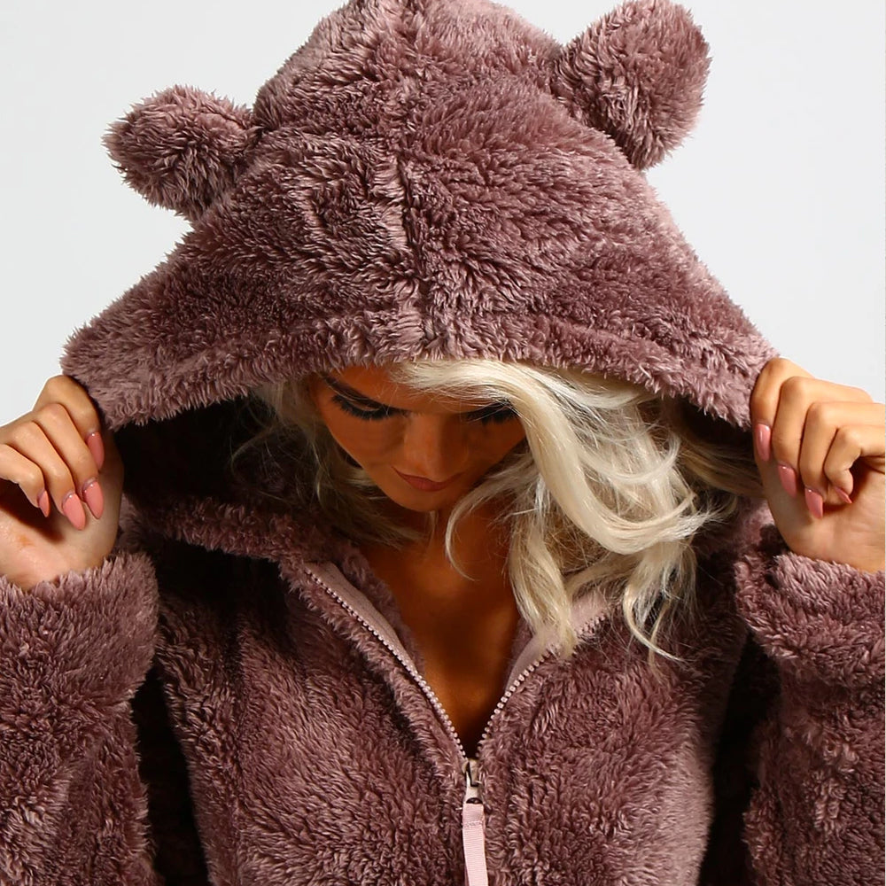 Teddy Fleece Onesie | Ultimate Comfort for Relaxed Days
