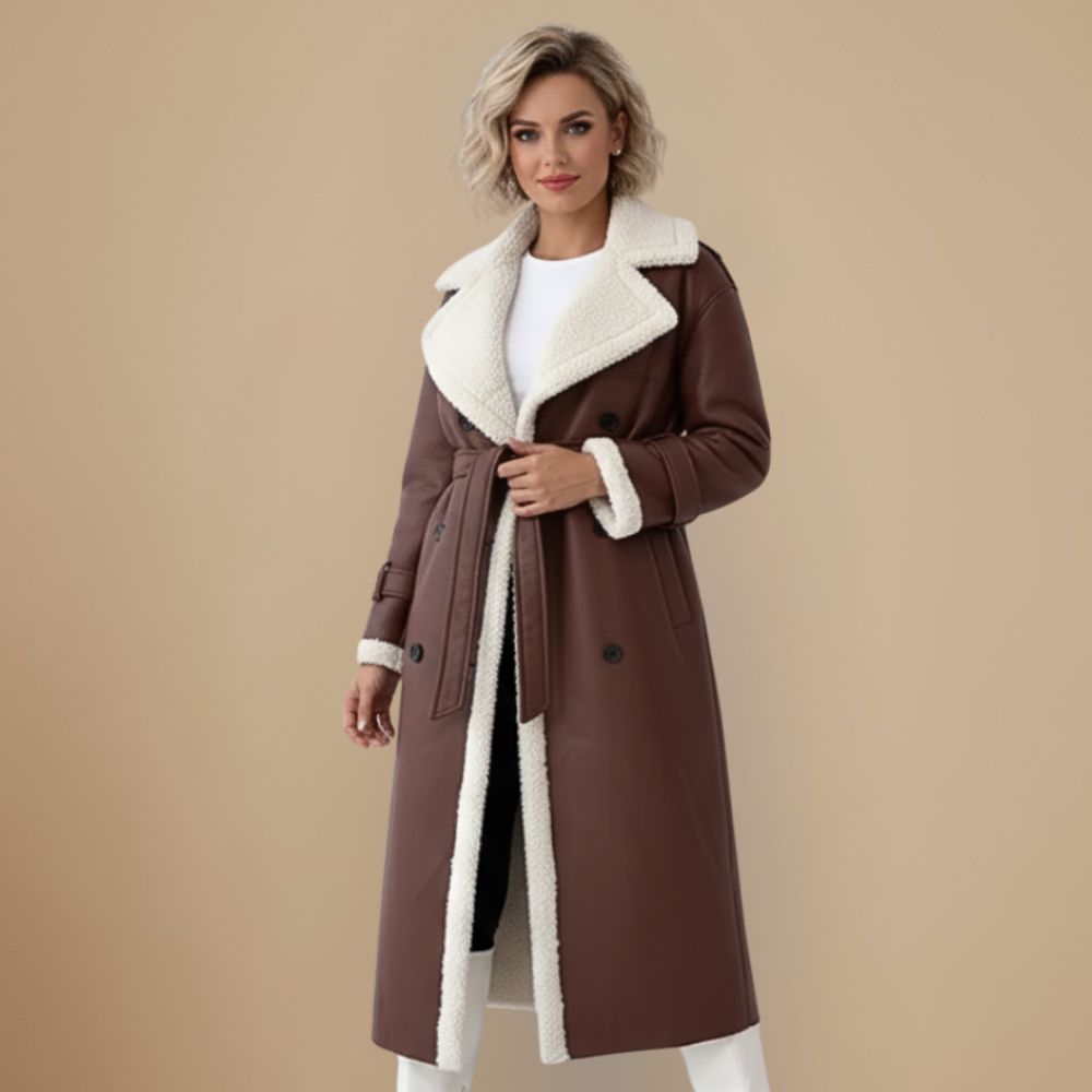 Winter Embrace Double-Collar Coat