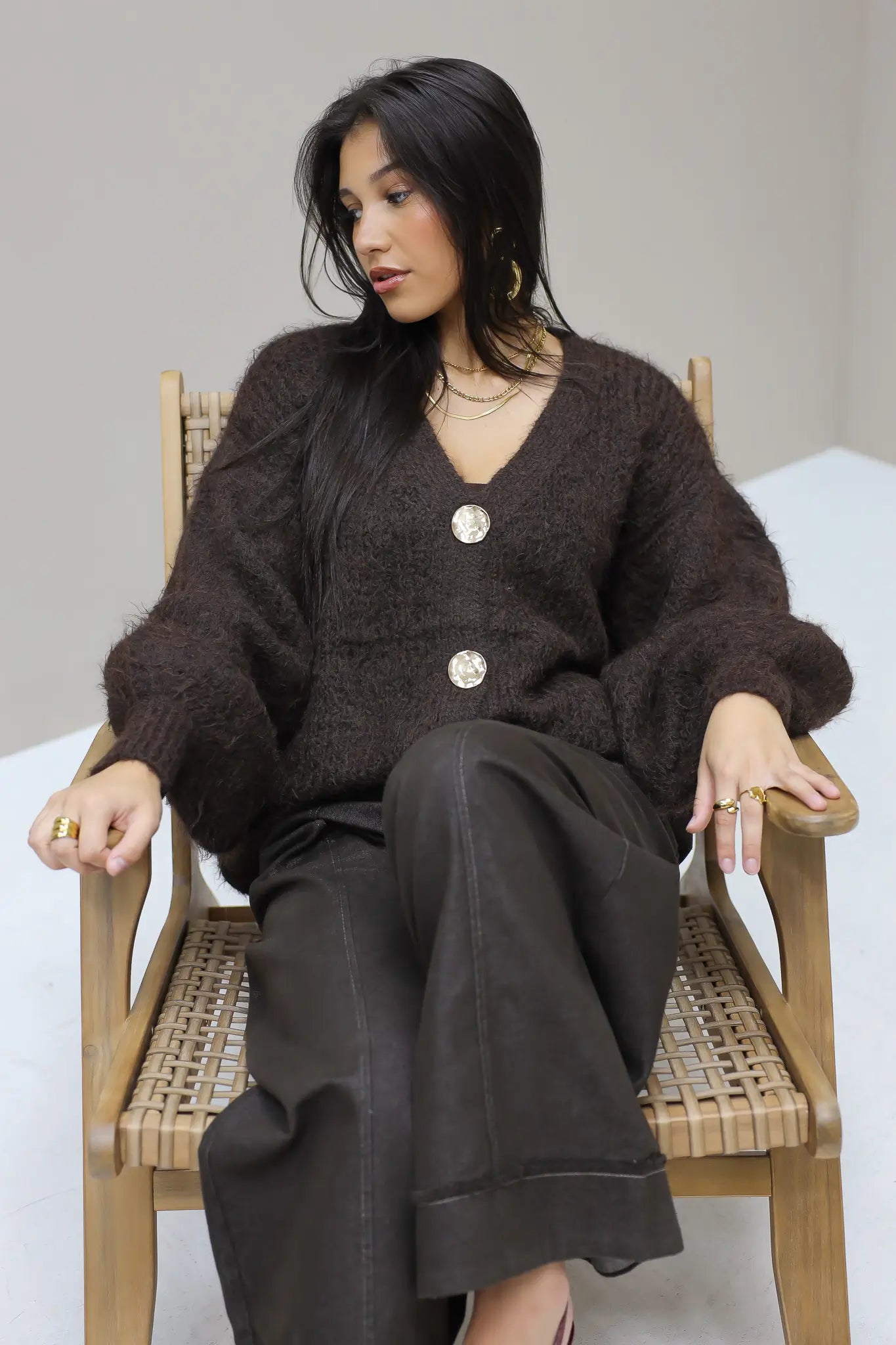 Digne Oversized Knit Cardiga