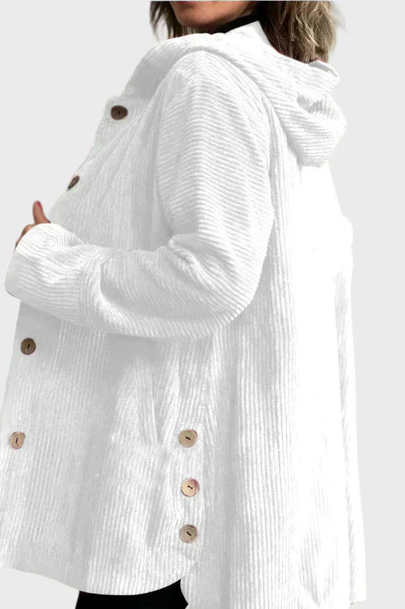 Corduroy Hooded Jacket | Cozy Warmth & Timeless Style