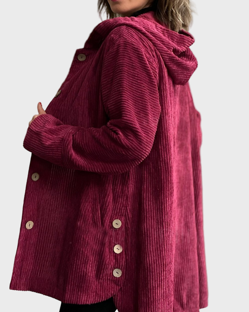 Corduroy Hooded Jacket | Cozy Warmth & Timeless Style