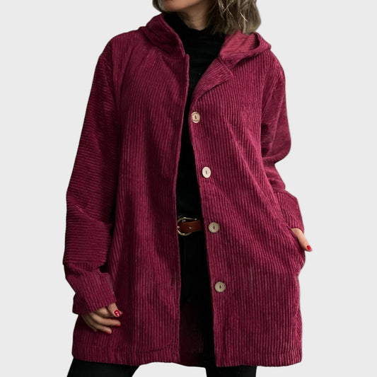 Corduroy Hooded Jacket | Cozy Warmth & Timeless Style