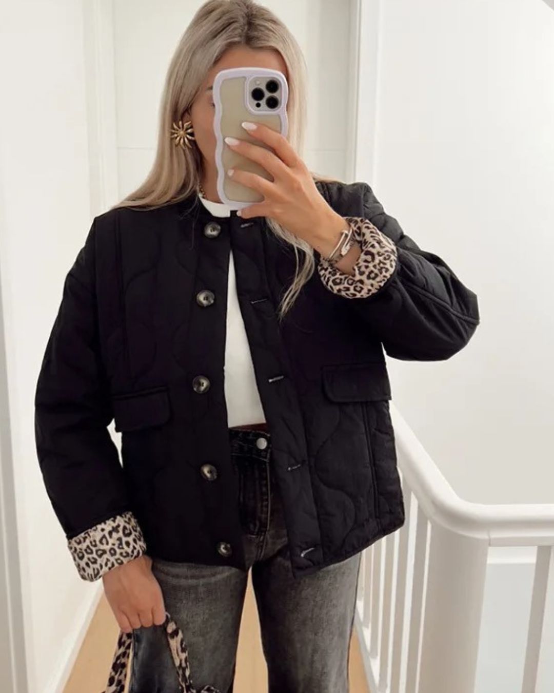 Leopard-Lined Jacket