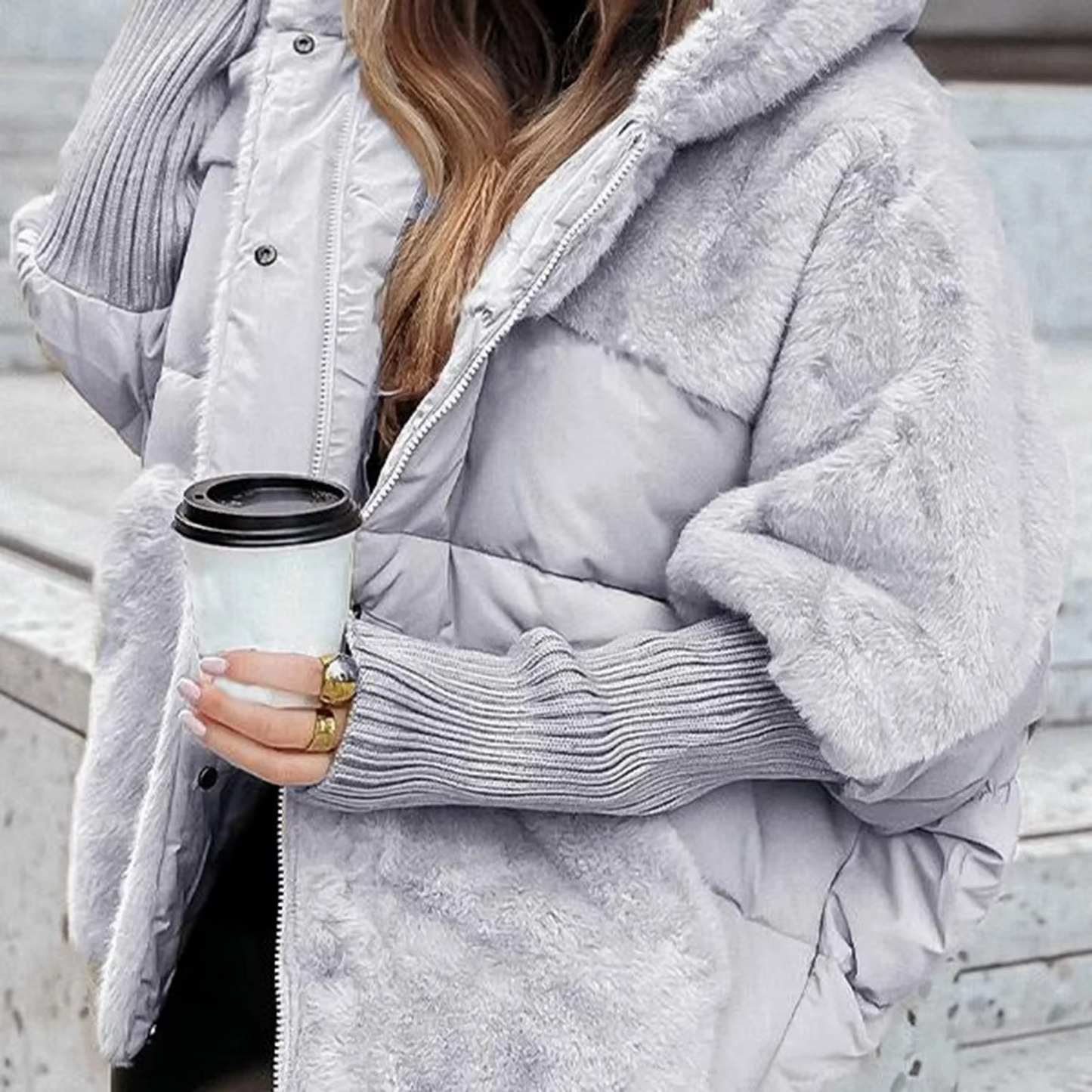 Elegant Solid Winter Coat