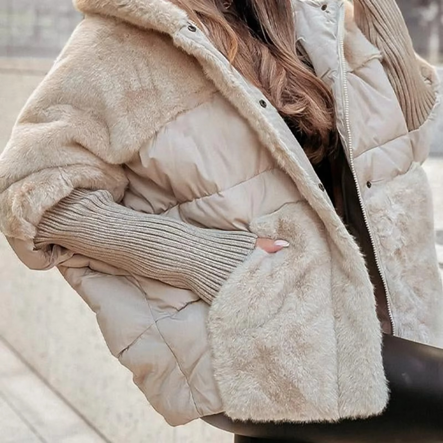 Elegant Solid Winter Coat