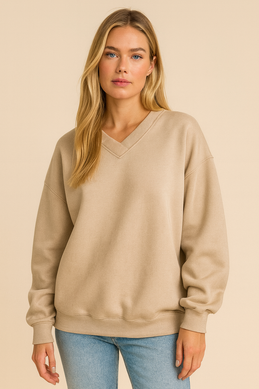 V-Neck Sweater – Effortless Comfort & Timeless Style