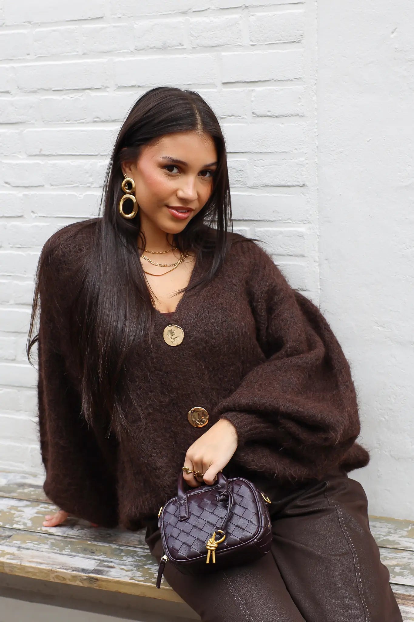 Digne Oversized Knit Cardiga