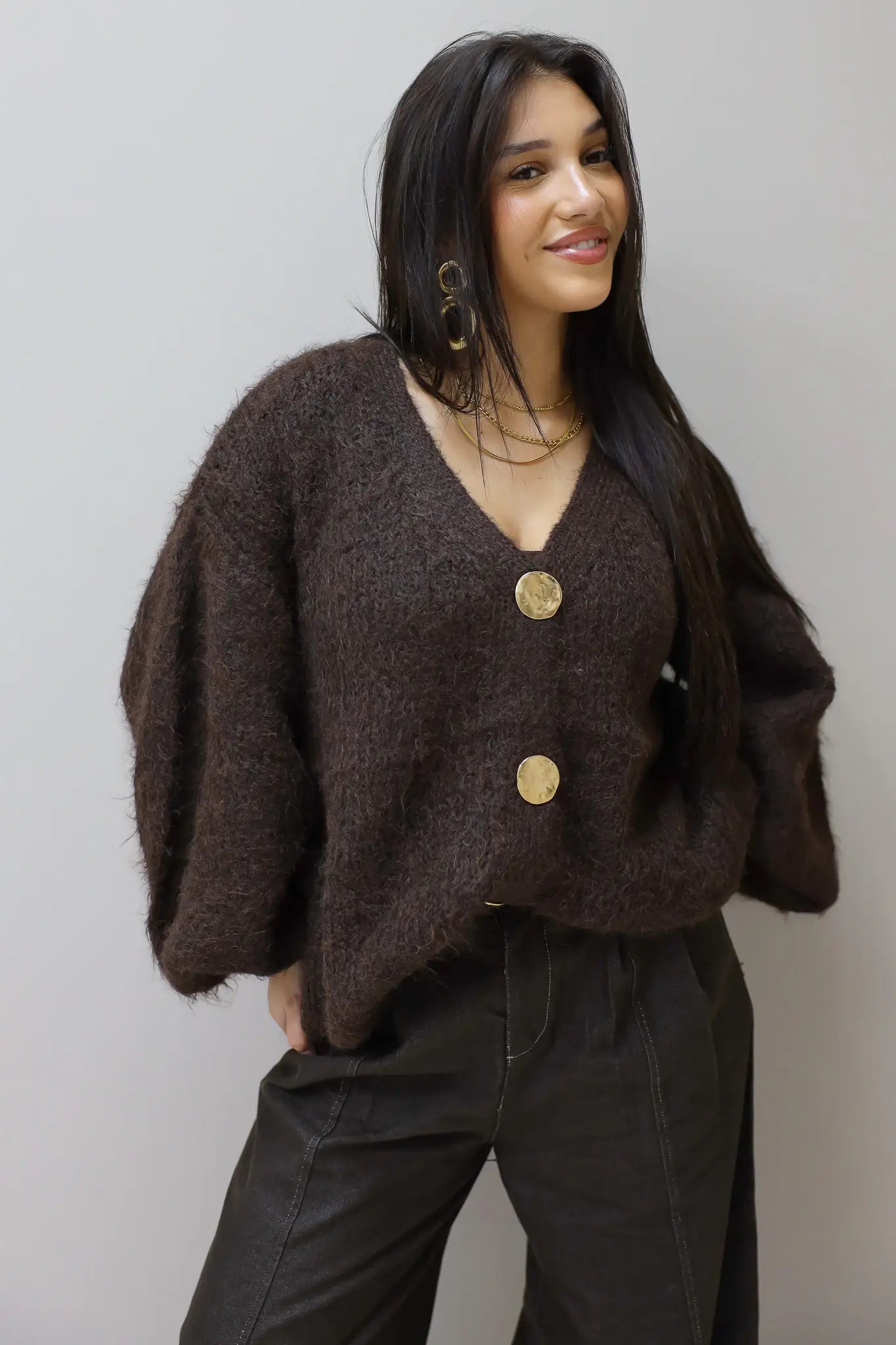 Digne Oversized Knit Cardiga