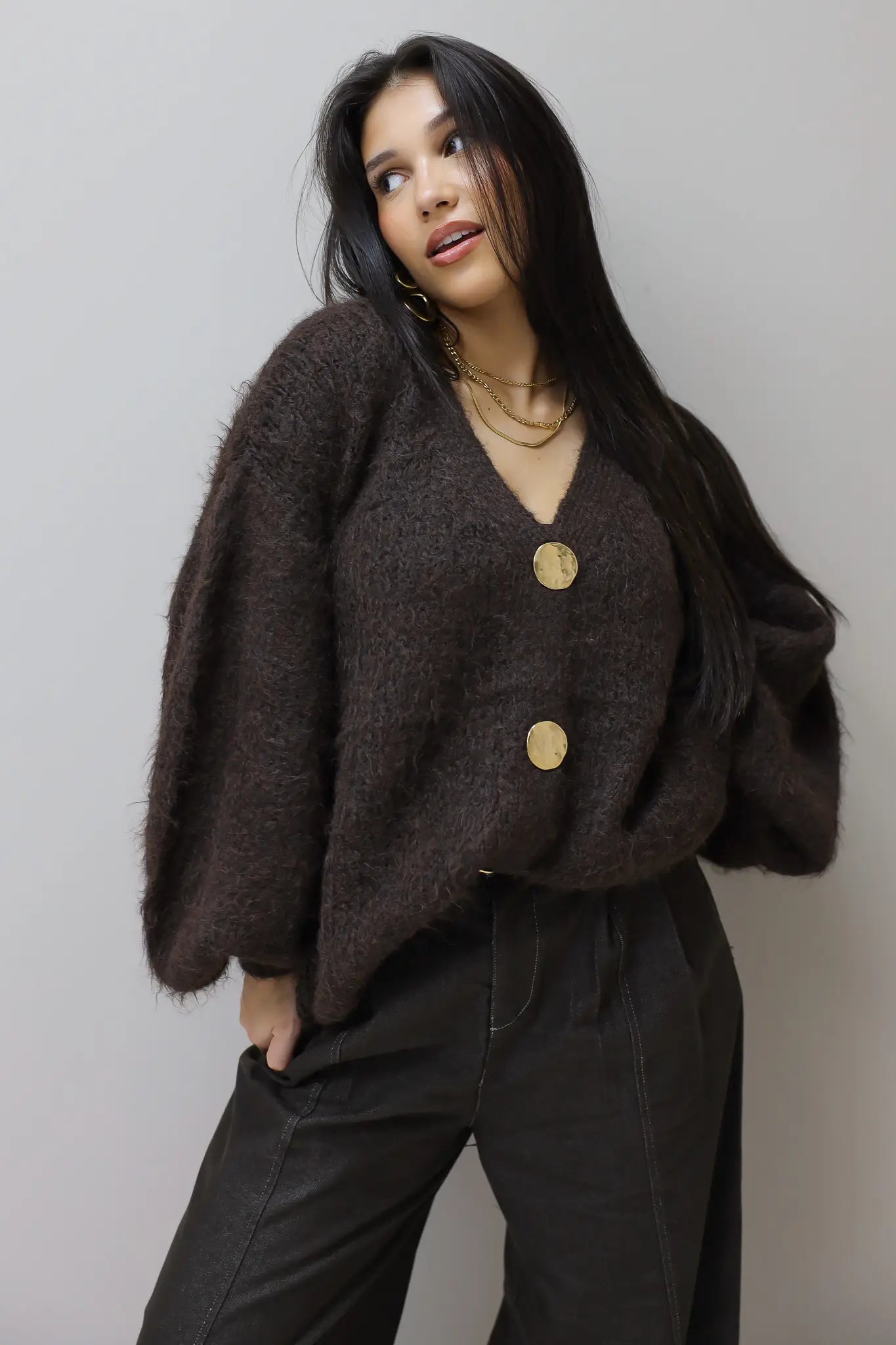 Digne Oversized Knit Cardiga