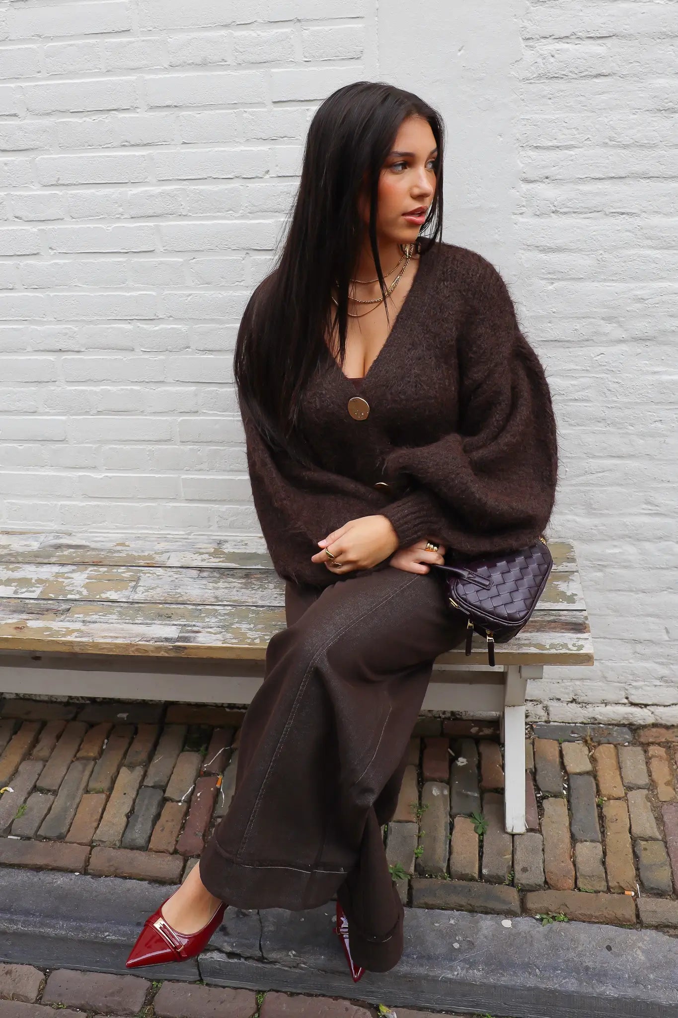 Digne Oversized Knit Cardiga