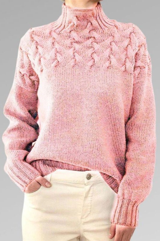 Cable Knit Sweater – Soft Volume & Timeless Warmth
