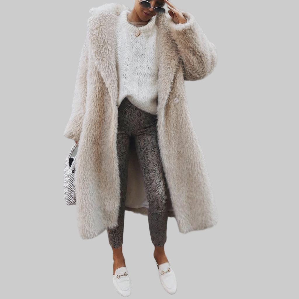 Long Teddy Coat – Cozy Elegance Redefined