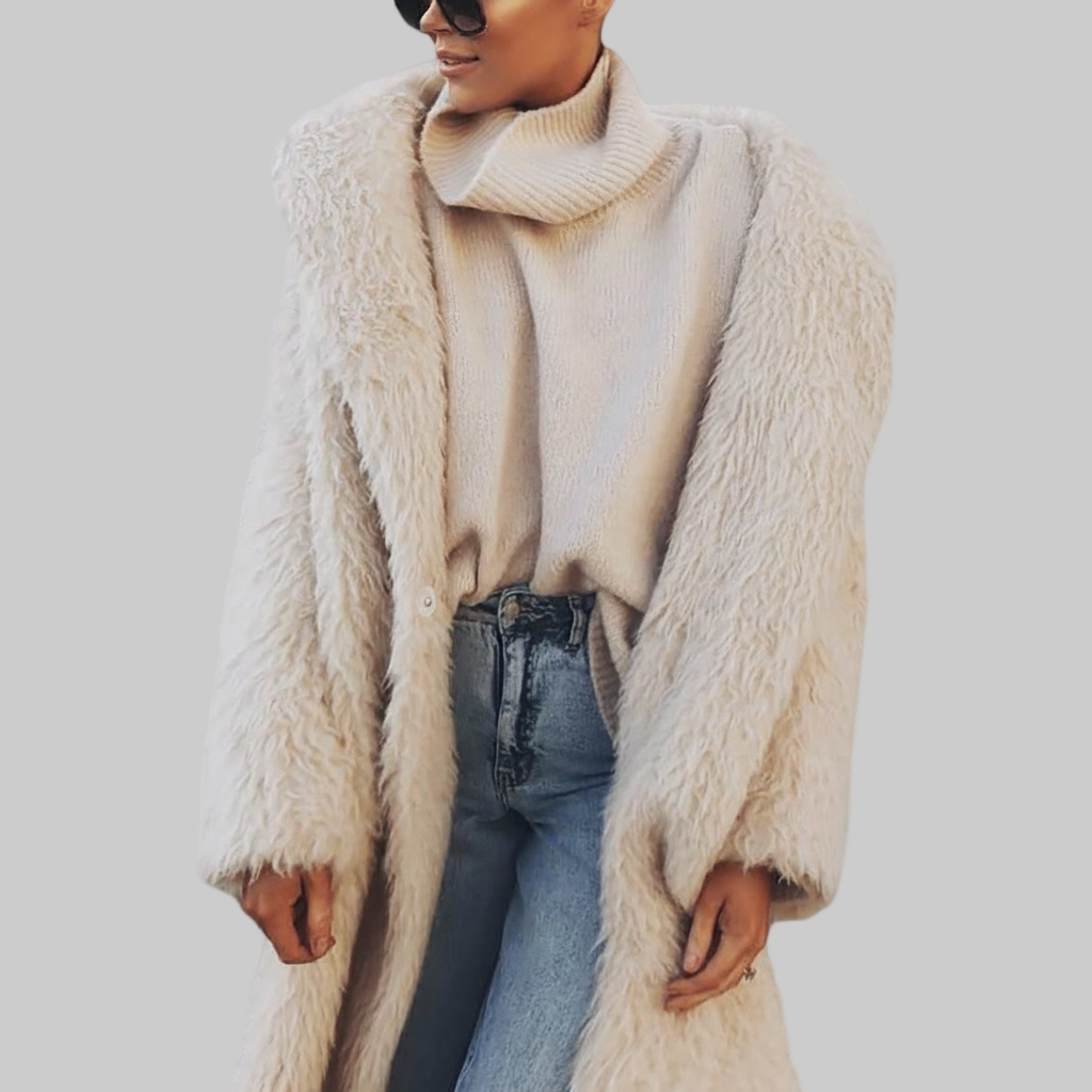 Long Teddy Coat – Cozy Elegance Redefined