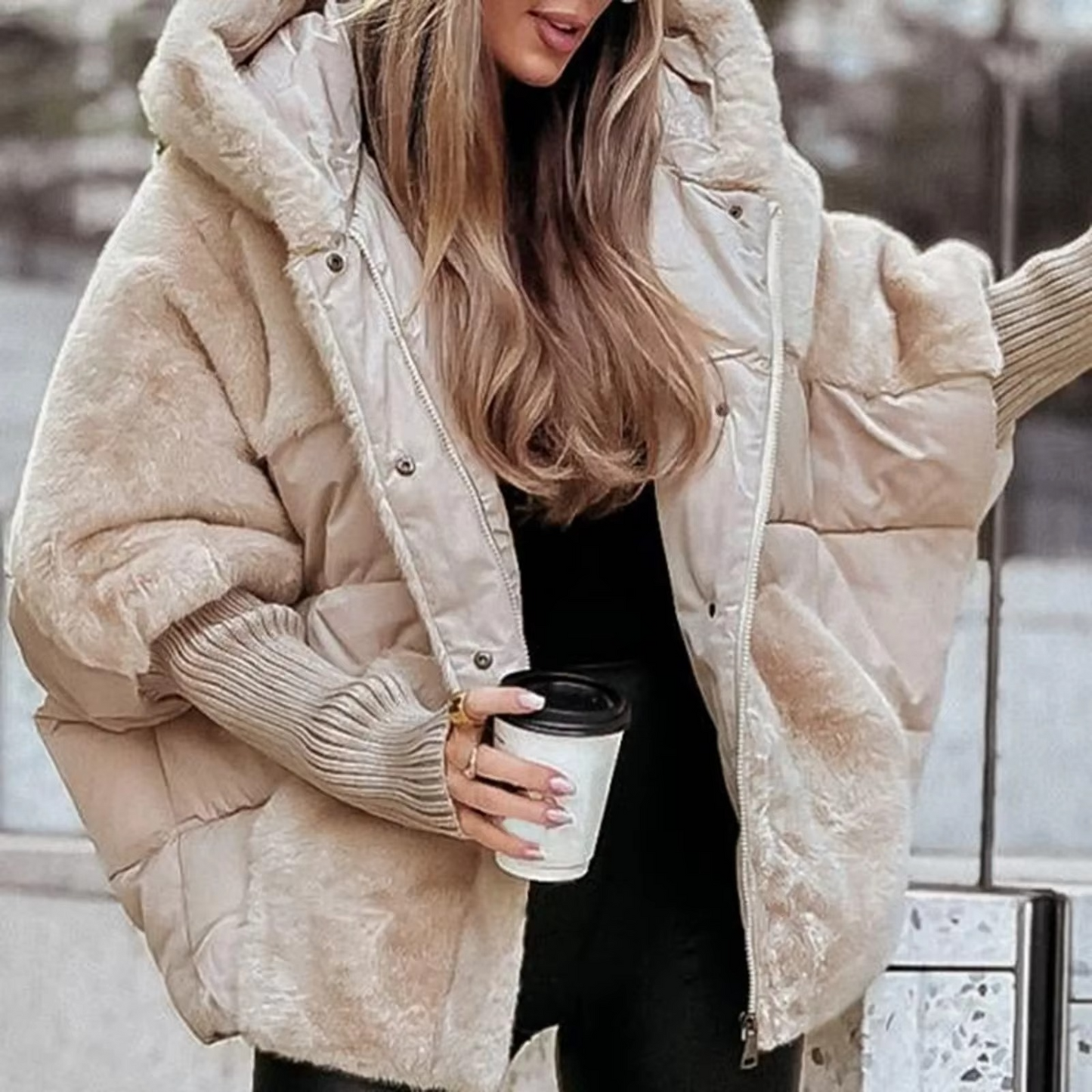 Elegant Solid Winter Coat